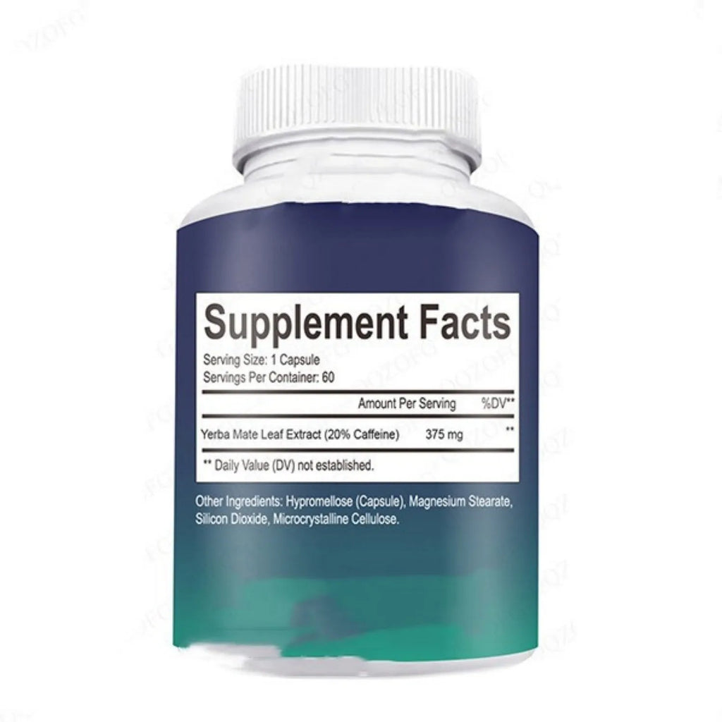 Pack of 60 vitamin capsules supplement for daily use, normal temperature storage