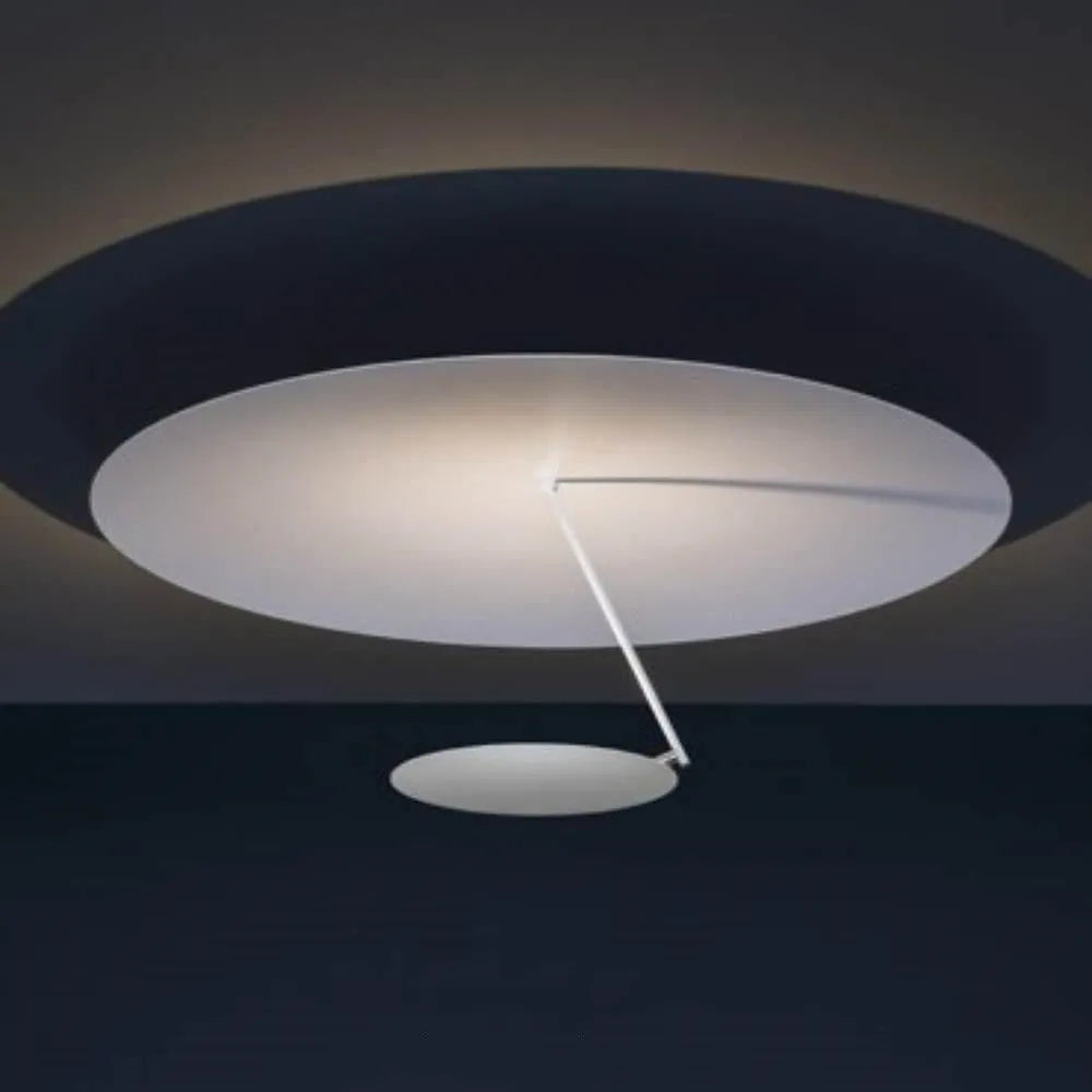 Creative iron art chandelier ceiling lamp with warm LED light in white or gold colour options