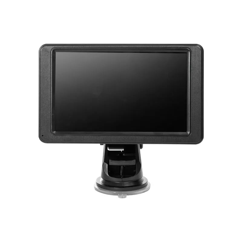 Portable vehicle-mounted MP5 player 7-inch LCD screen black colour with bracket and cables