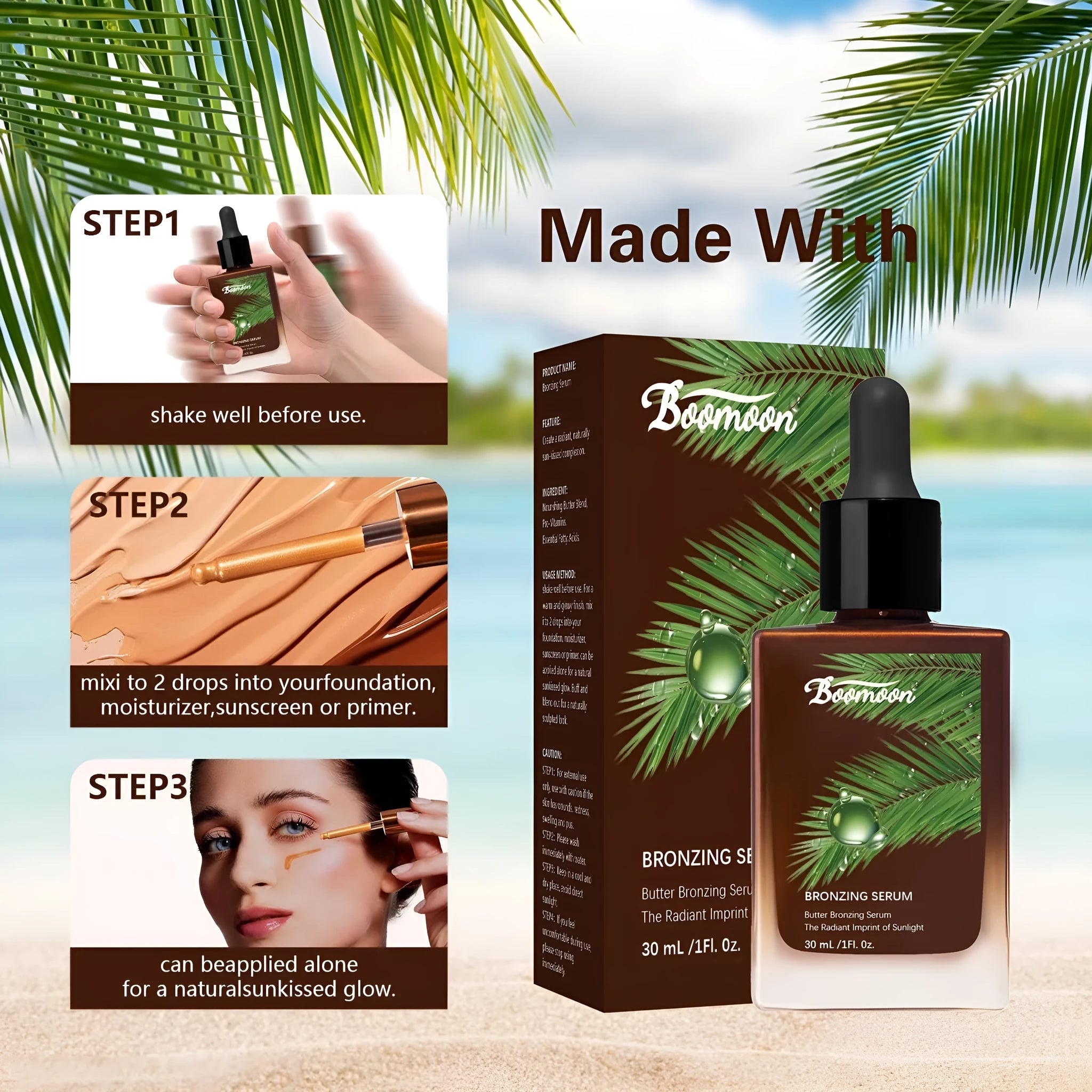 Bronze Black Care Solution moisturising bottle 30ml net content 101 x 45.3mm for leather care