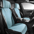 Tailored leather ultra thin car seat cover in fur material showing gradient hole design