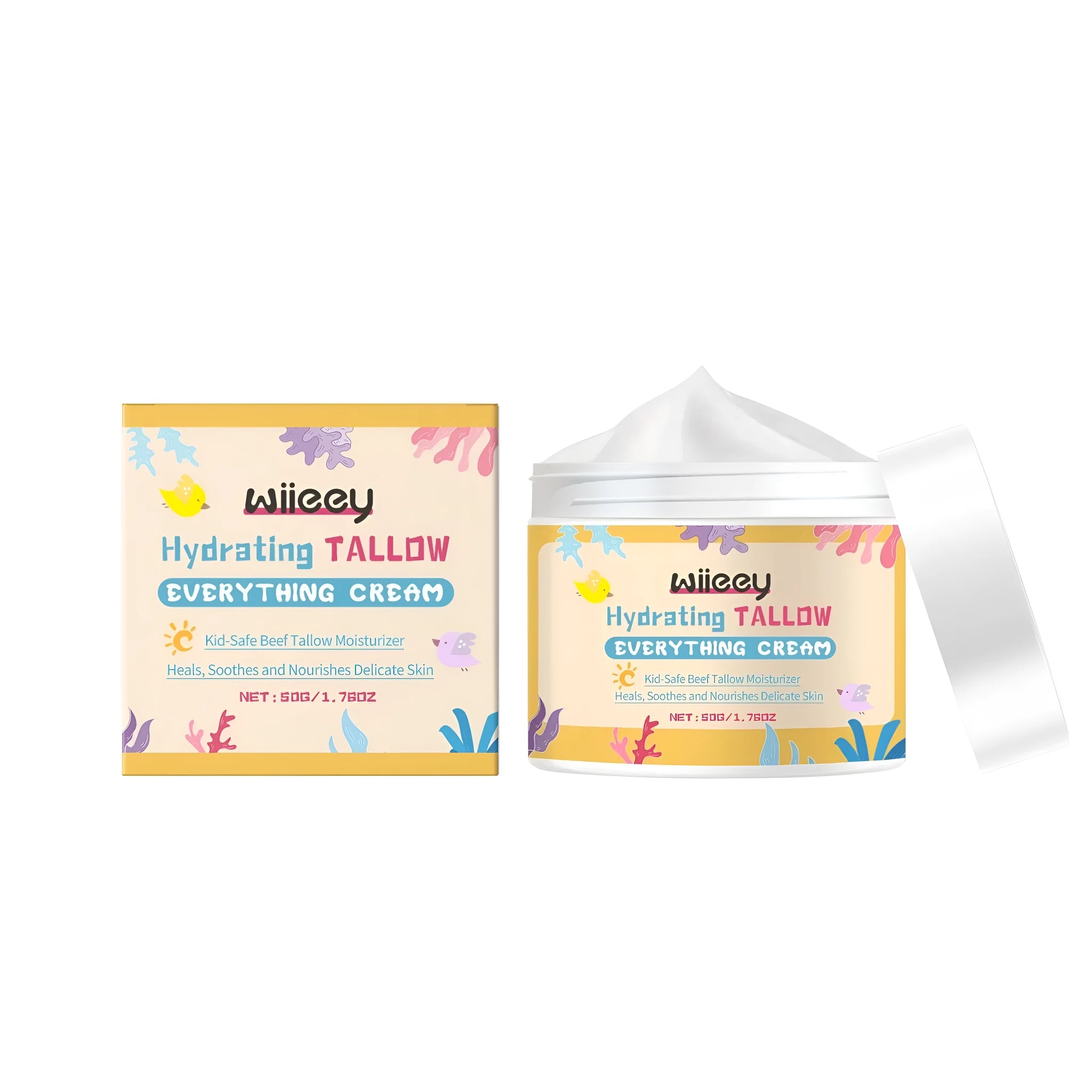 50g hydrating tallow moisturising cream with shea butter and allantoin