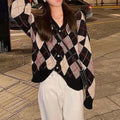 Casual acrylic knit cardigan coat in macaron colours with regular sleeves