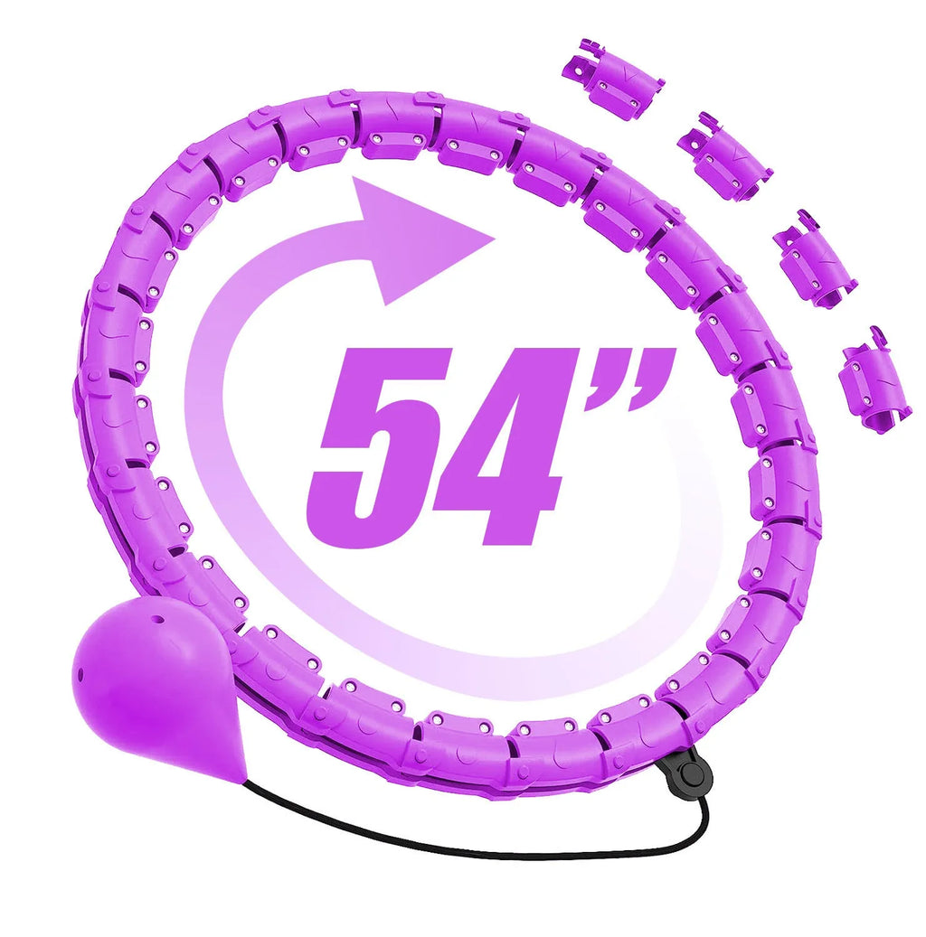 Detachable ABS massage soft ball in pink for fitness and waist slimming – 32cm diameter