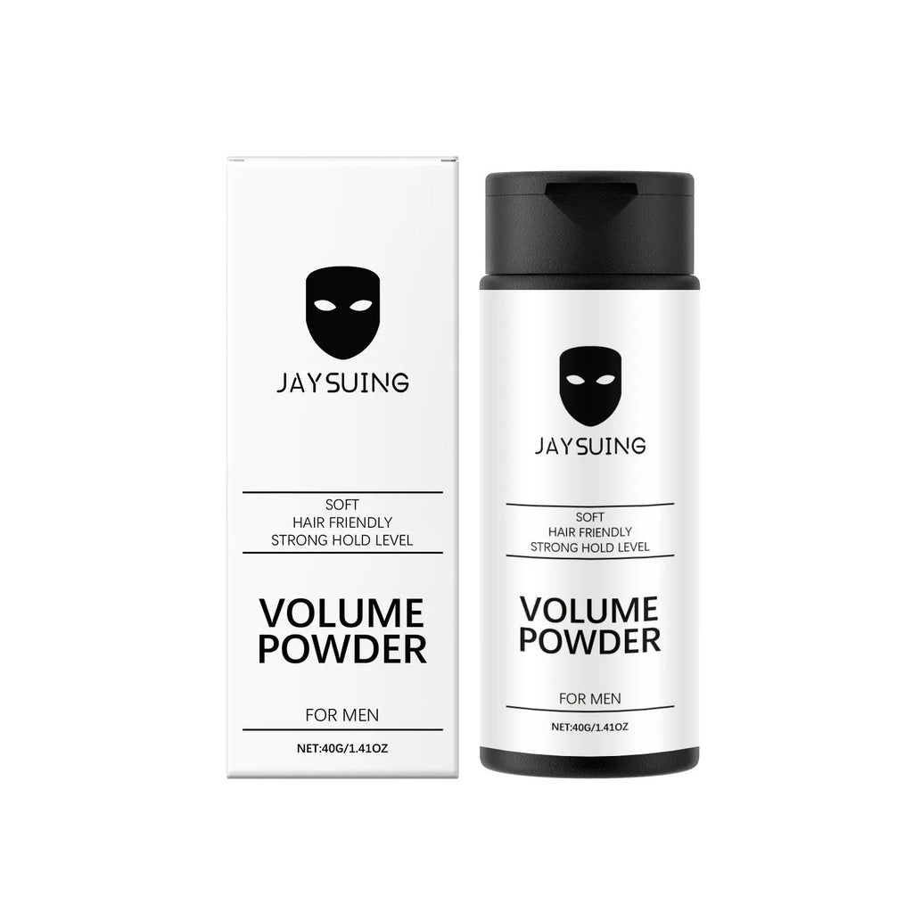 Hair Care Portable Shaping Powder 40g container, black label on white background