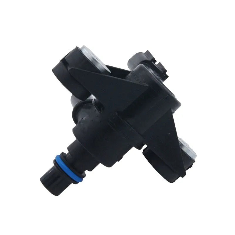Black ABS plastic turbo solenoid valve for Ford vehicles, part number AU5A-9G866-AB