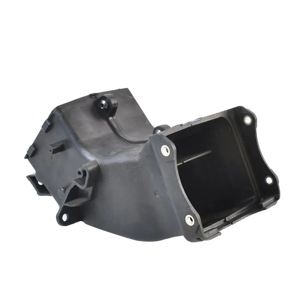 Black motorcycle ventilation pipe measuring 280mm x 170mm x 160mm for Yamaha intake systems