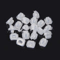 100 plastic fasteners for BMW E39 E38 interior trim repair with peach wood colour
