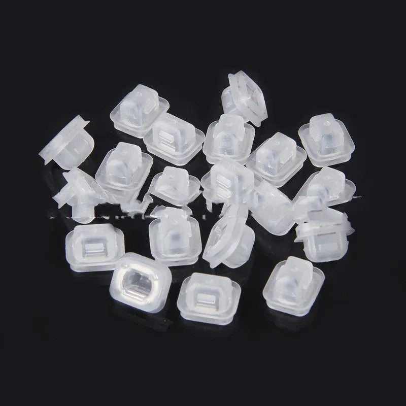 100 plastic fasteners for BMW E39 E38 interior trim repair with peach wood colour