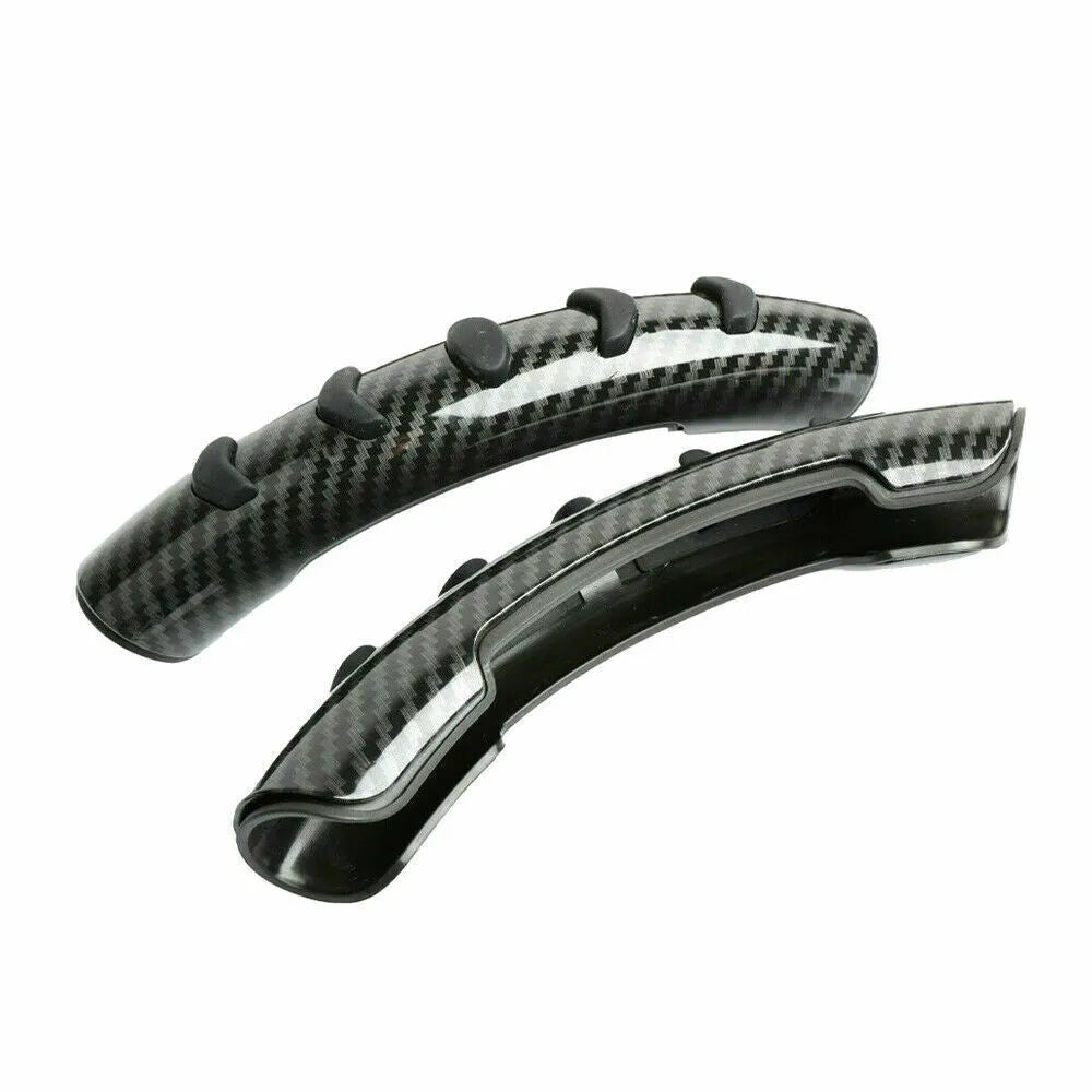 Carbon fibre black fibre anti-skid sleeve for 38cm diameter car steering wheels
