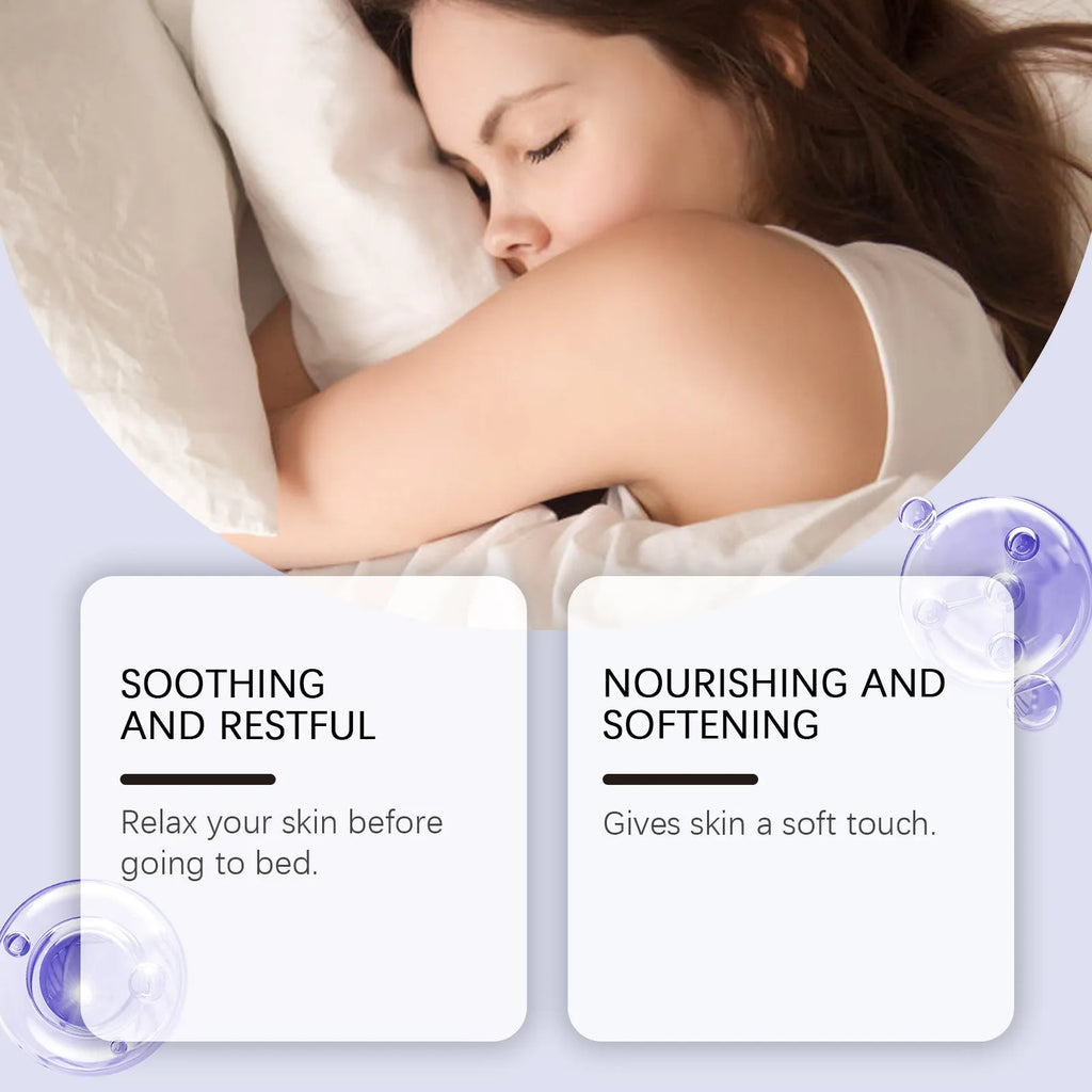 90g jar of Sleep Magnesium Essence Cream with honey and magnesium sulphate for soothing night care