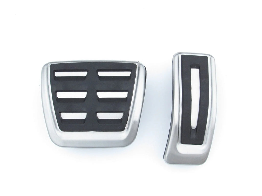 Stainless steel punch-free brake accelerator rest pedal set for Porsche Macan