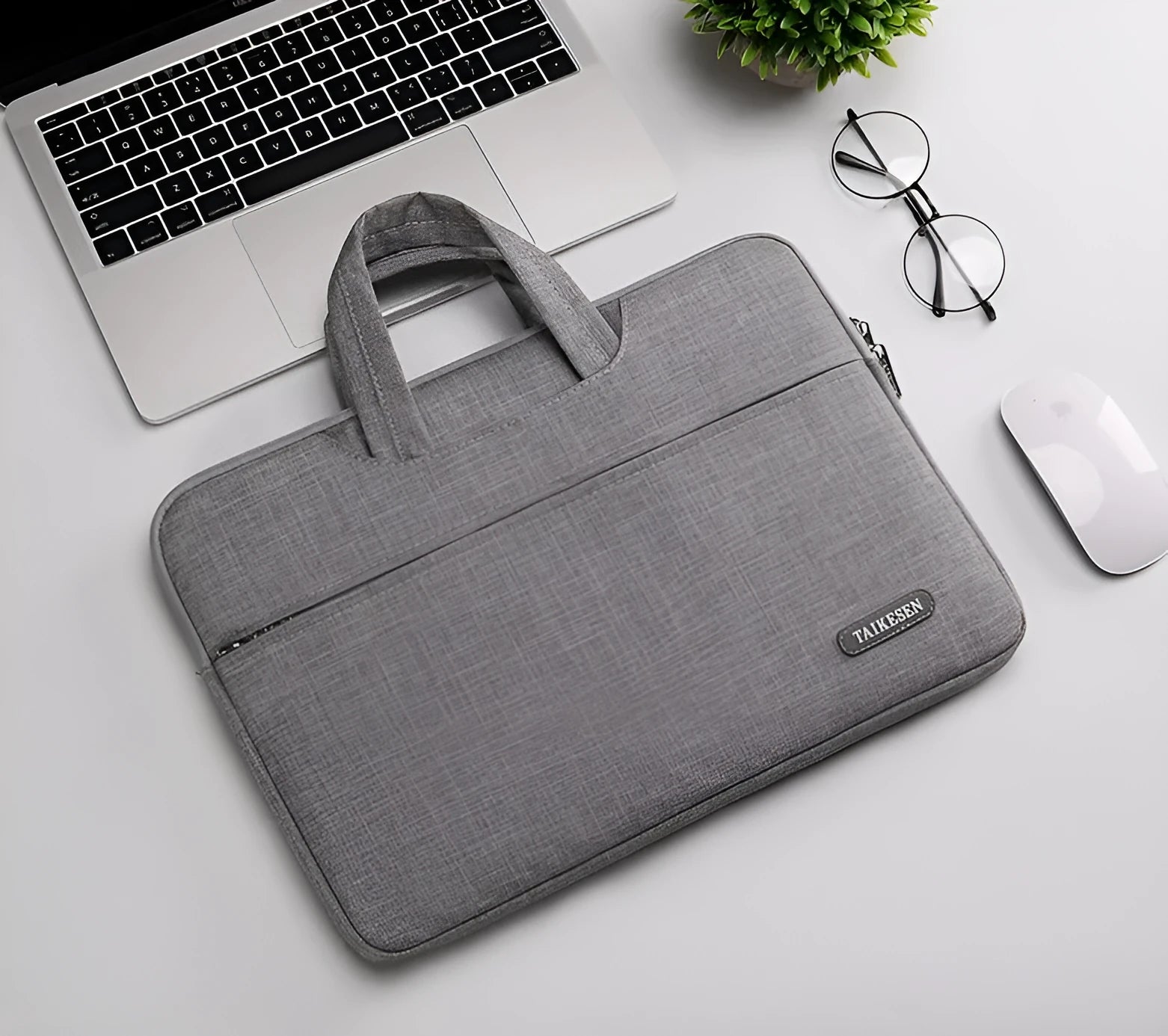 Oxford cloth laptop bag 15.6 inch waterproof with zipper in blue colour