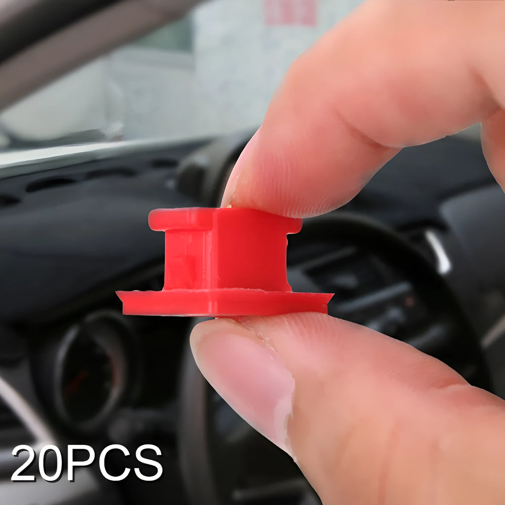 Black plastic BMW interior door trim panel snap clips for walnut trim, pack of 10 pieces