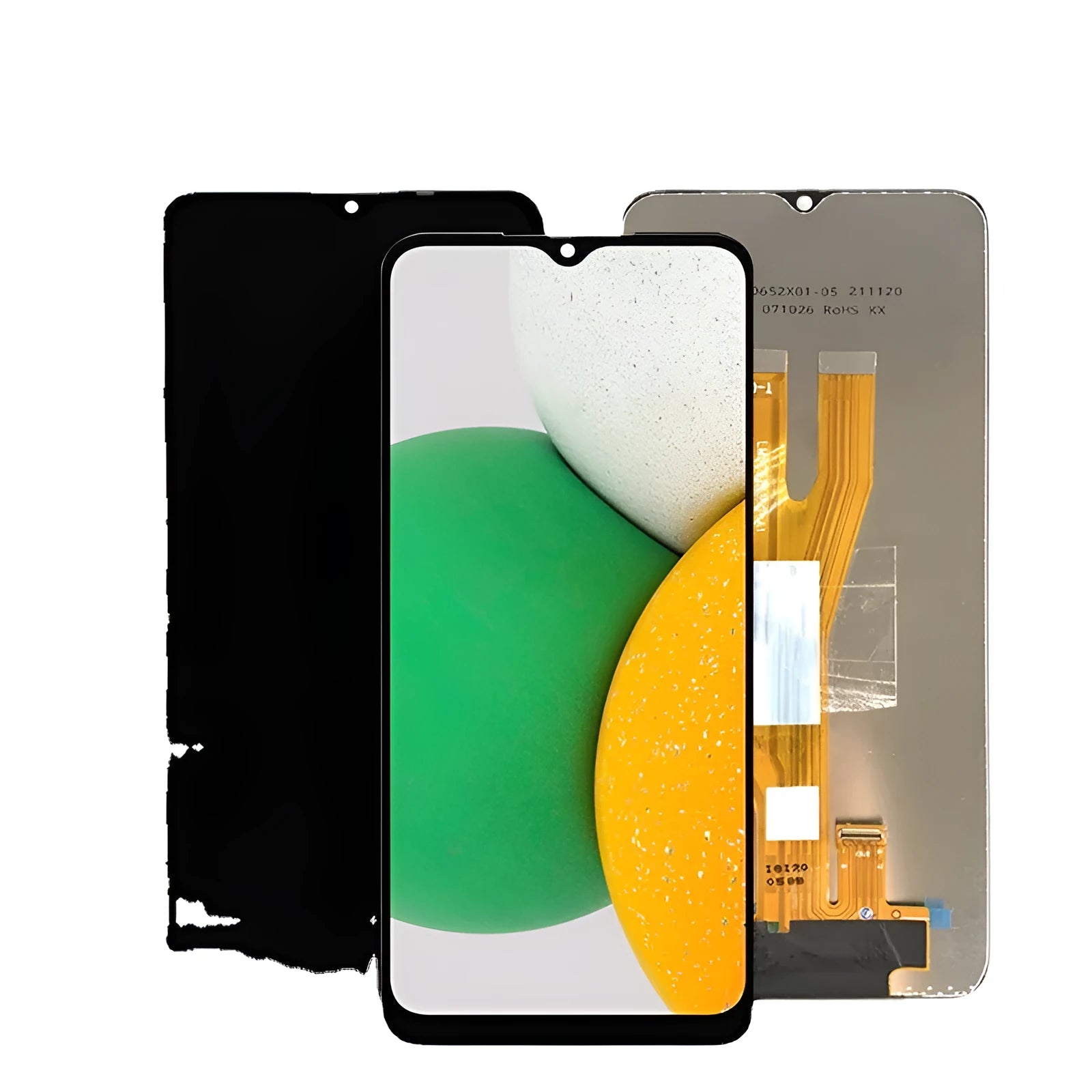 Samsung A03 Core screen assembly with framed LCD inner and outer LCD for A032 model