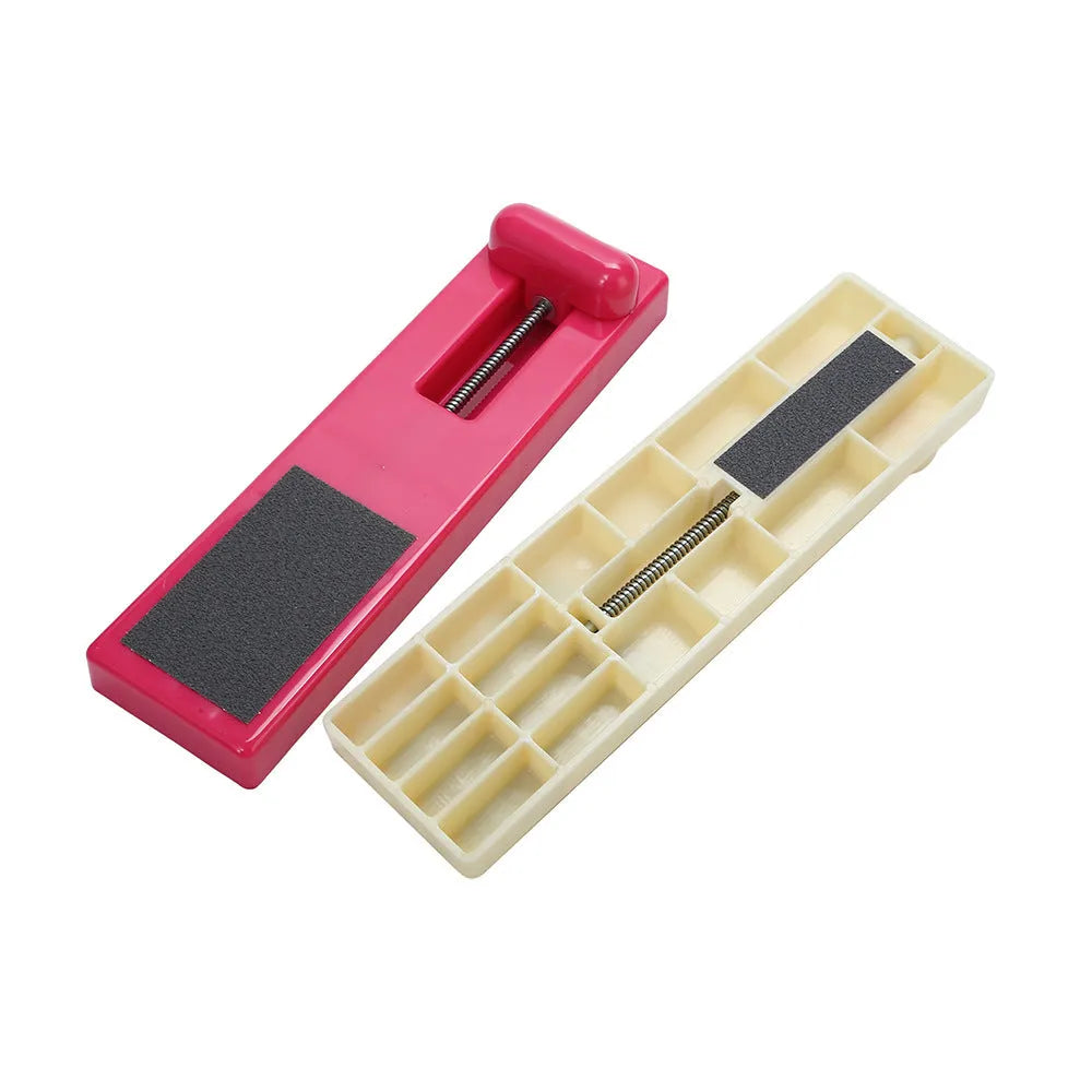 Pink ballet foot trainer with rotational shaping mechanism for instep strength development