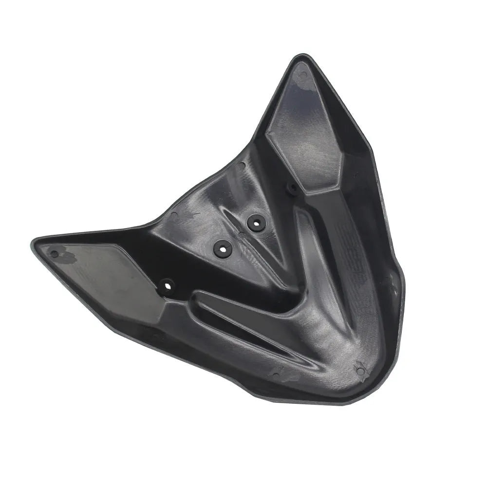 Black ABS plastic fixed wind front wing for KTM 390 Adventure and 790 Adventure ADV motorcycles