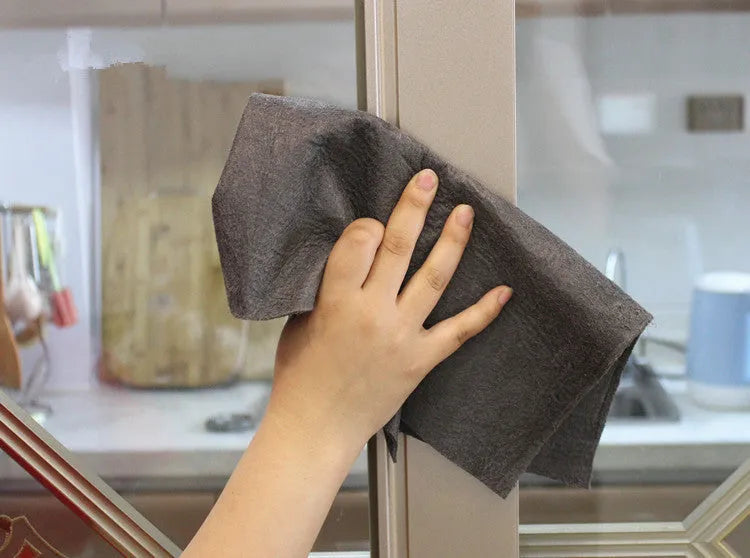 Thickened magic cleaning cloth microfiber 20x30cm for glass windows mirrors car lint-free streak-free