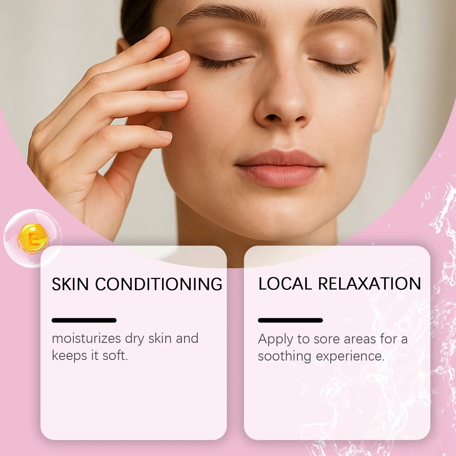 Skin Moisturizing Ball Treatment Oil 89ml body care kit with universal skin type moisturising oil