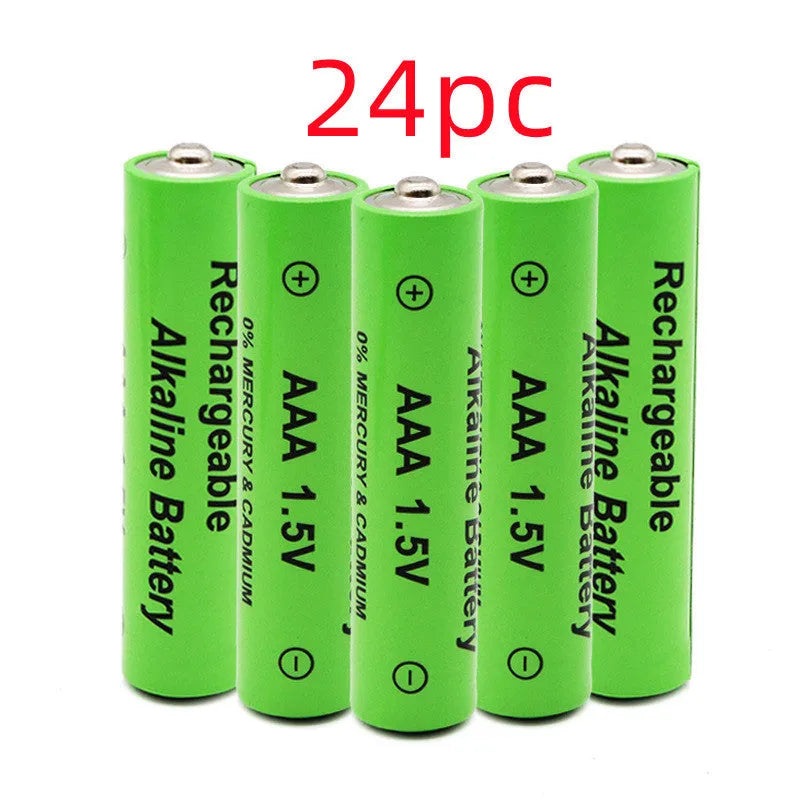 Alkaline rechargeable AA battery with 3000mAh capacity and 1.5V output.