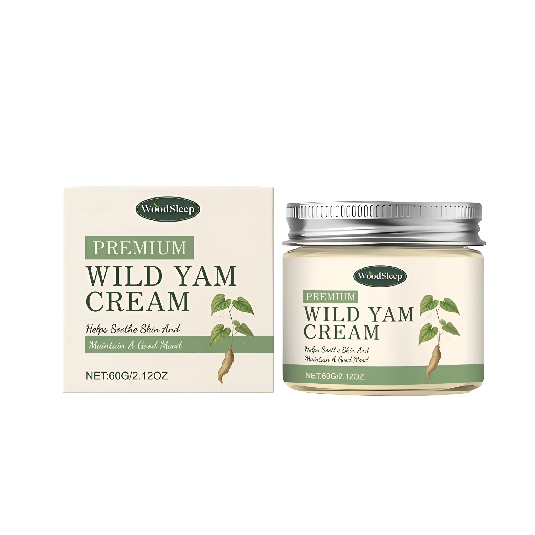 Gentle Soothing Care Cream 60g tube with botanical active ingredients mint, yam, and Centella