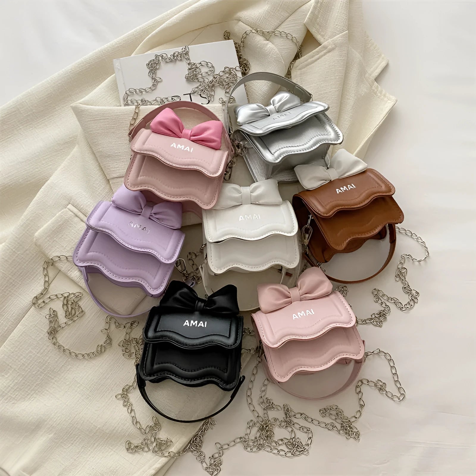 Women's mini crossbody bag in PU leather, available in several colour options with single strap