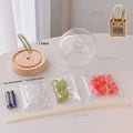 LED tulip artificial flower small night lamp battery-powered 1W pink DIY material package