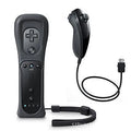Wii left and right wireless gamepad controllers in multiple colours with hand rope and infrared sensor