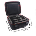 Black EVA game console storage bag for organising controllers and cables
