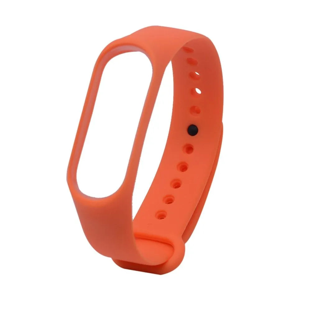 Silicone replacement wrist strap for Xiaomi Mi Band 3 in multiple colours