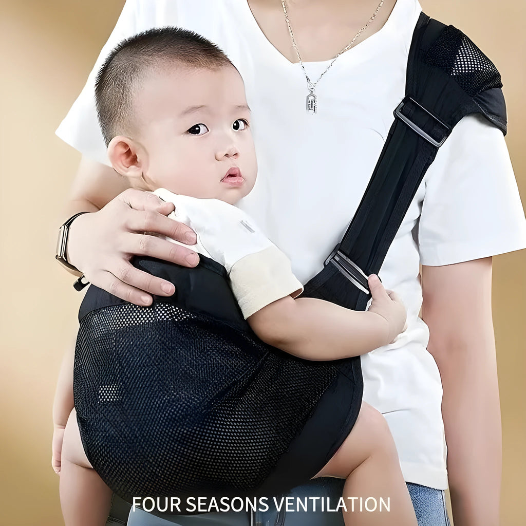 Baby waist stool carrier for toddlers up to 25kg in cloth construction with adjustable free size design