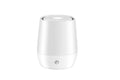 White USB aroma diffuser with simulated flame effect showing compact design and Type-C port