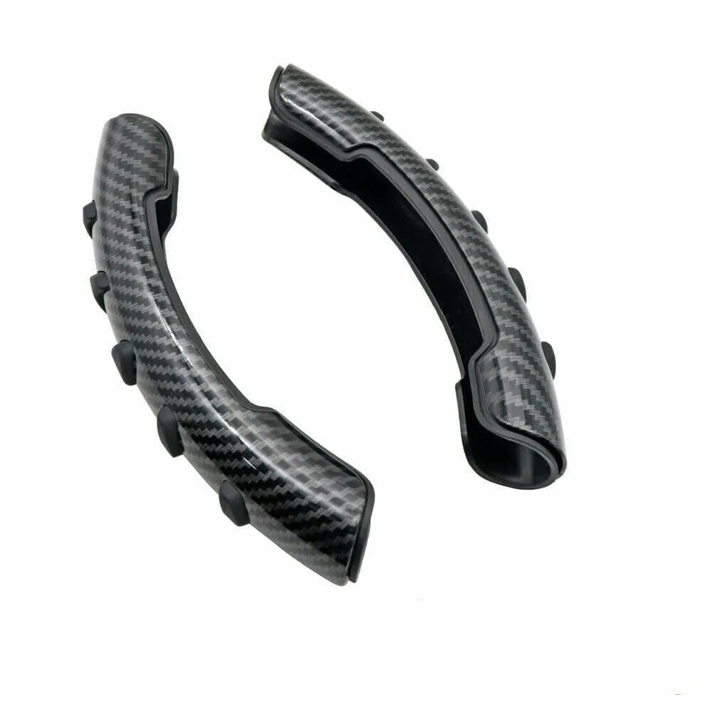 Carbon fibre black fibre anti-skid sleeve for 38cm diameter car steering wheels