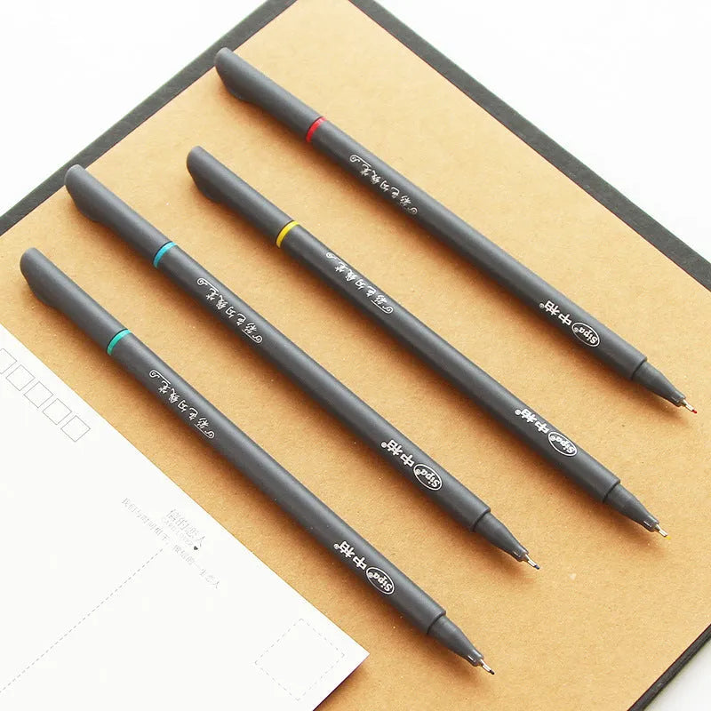 Ten 0.38mm stroke syringe drawing pens for technical architecture and design work