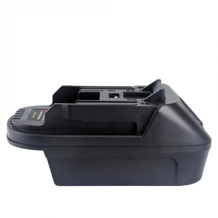 Black Milwaukee to Makita battery adapter converter for DM18M and H99F models