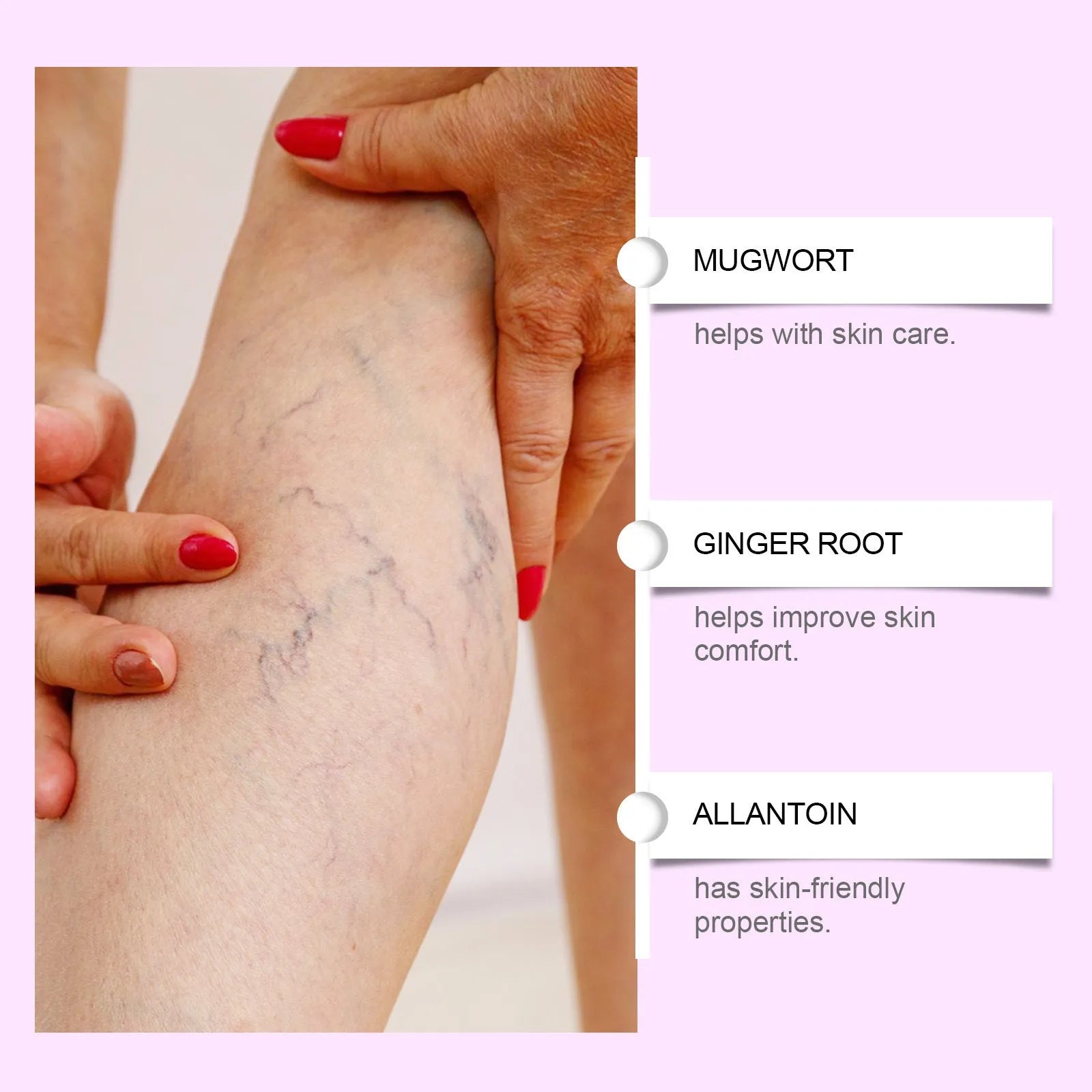 Legs nursing adhesive bandage micro needle stickers with moxa leaf and ginger root, 4 pieces