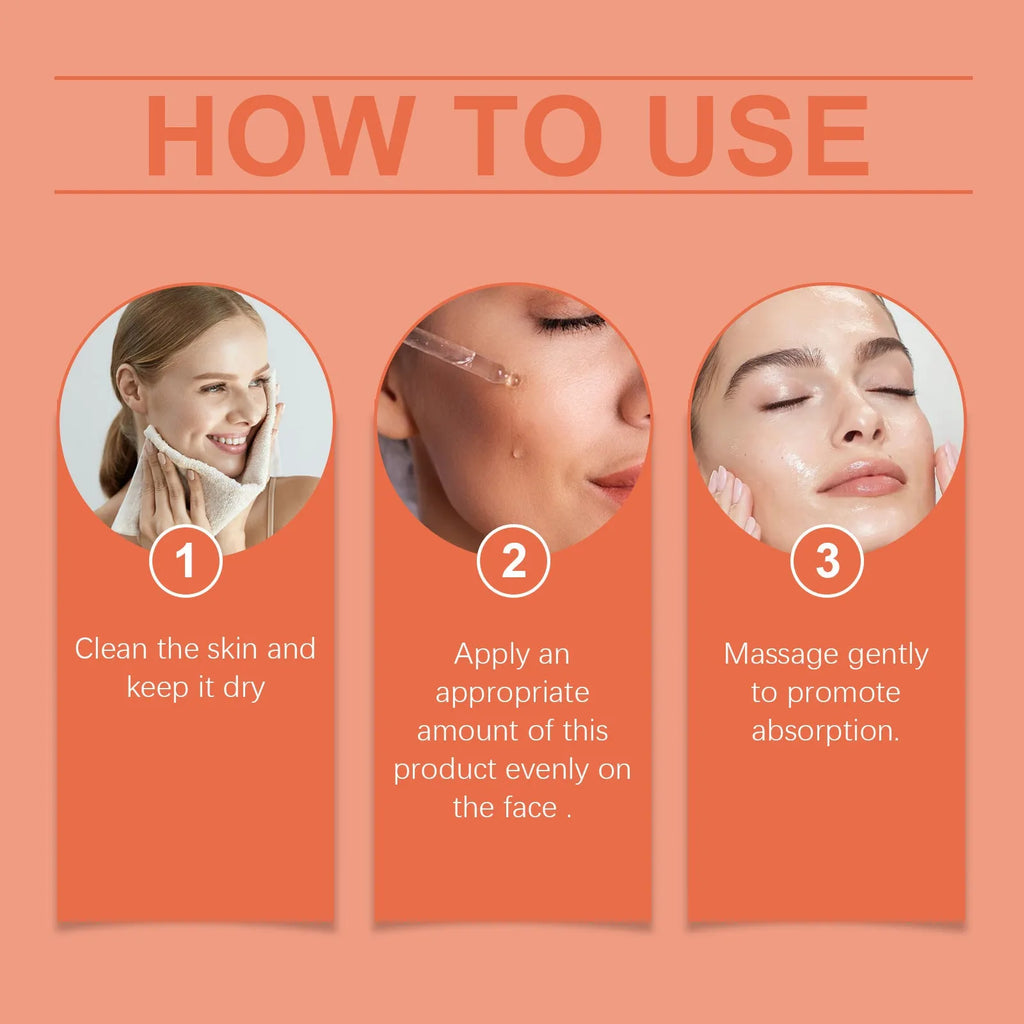 30ml moisturising facial liquid with honey lily ginseng extract in a transparent bottle