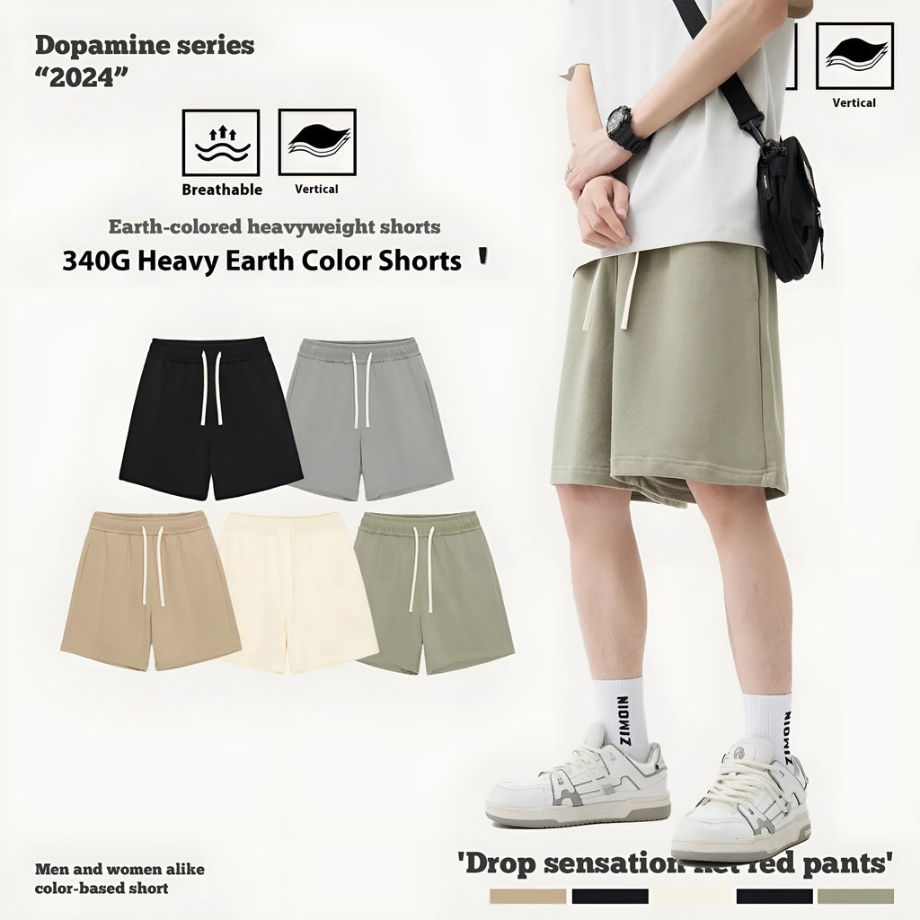 Cotton denim loose fit shorts for boys and girls summer wear in charcoal grey colour