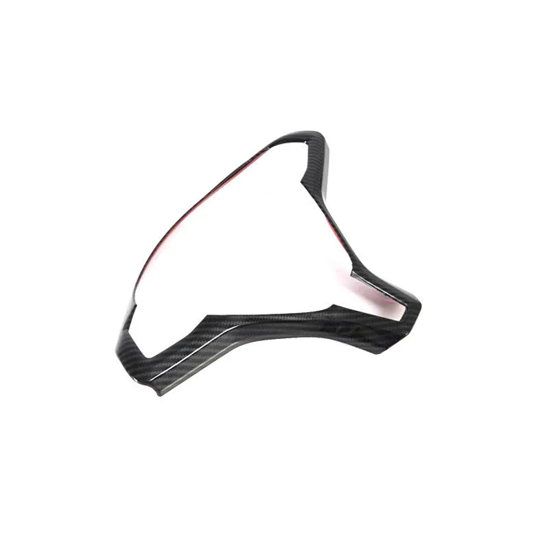Tesla Model S steering wheel carbon fibre colour ABS plastic decorative frame trim strip black