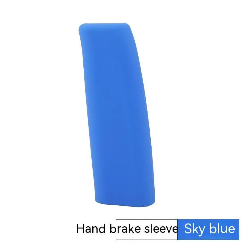 Universal silicone handbrake sleeve for car handbrake lever protection