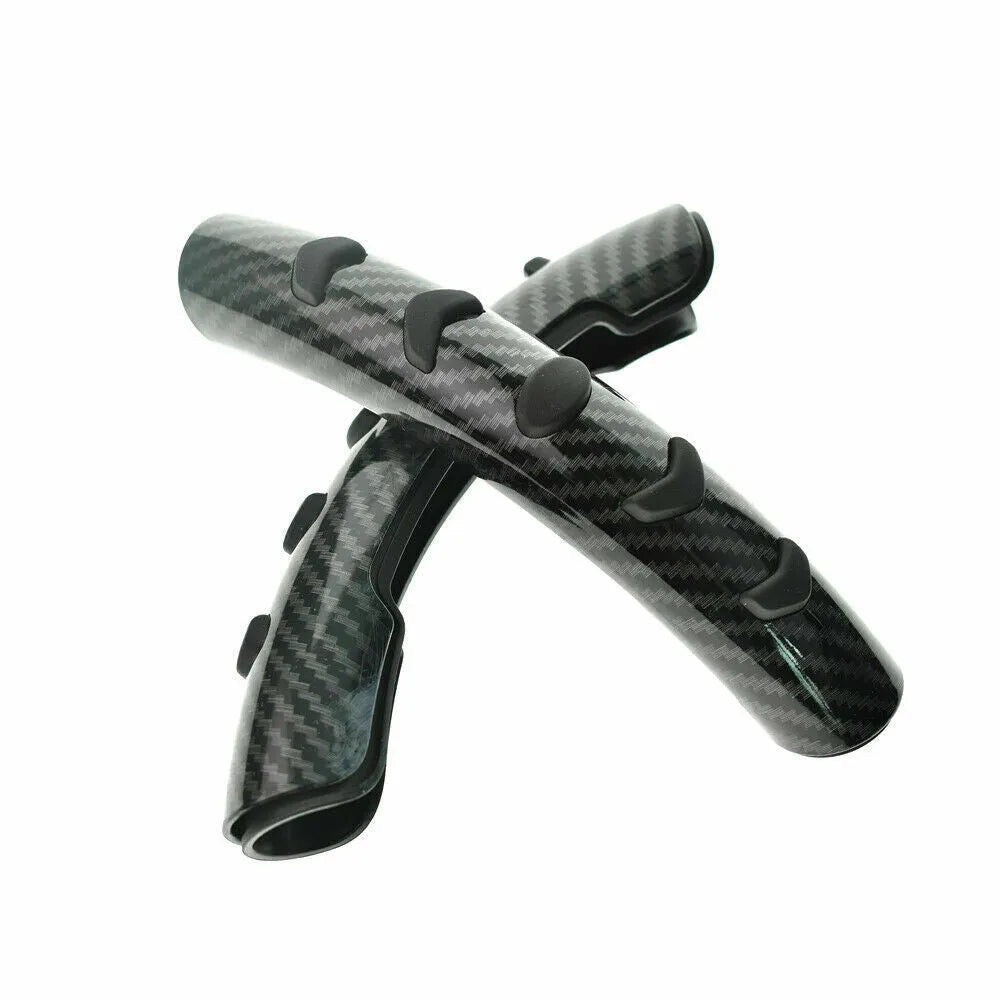 Carbon fibre black fibre anti-skid sleeve for 38cm diameter car steering wheels