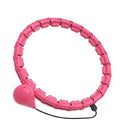 Detachable ABS massage soft ball in pink for fitness and waist slimming – 32cm diameter