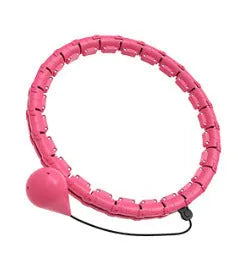 Detachable ABS massage soft ball in pink for fitness and waist slimming – 32cm diameter