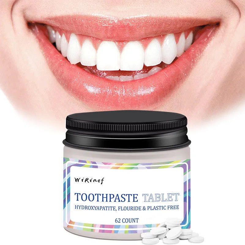 62 portable toothpaste tablets in TP19 colour for chewing cleaning oral care
