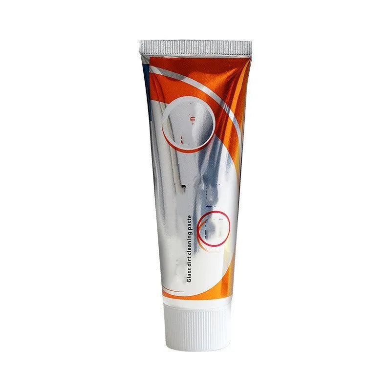White packaging of 65ml car windshield cleaning agent for removing oil stains from glass