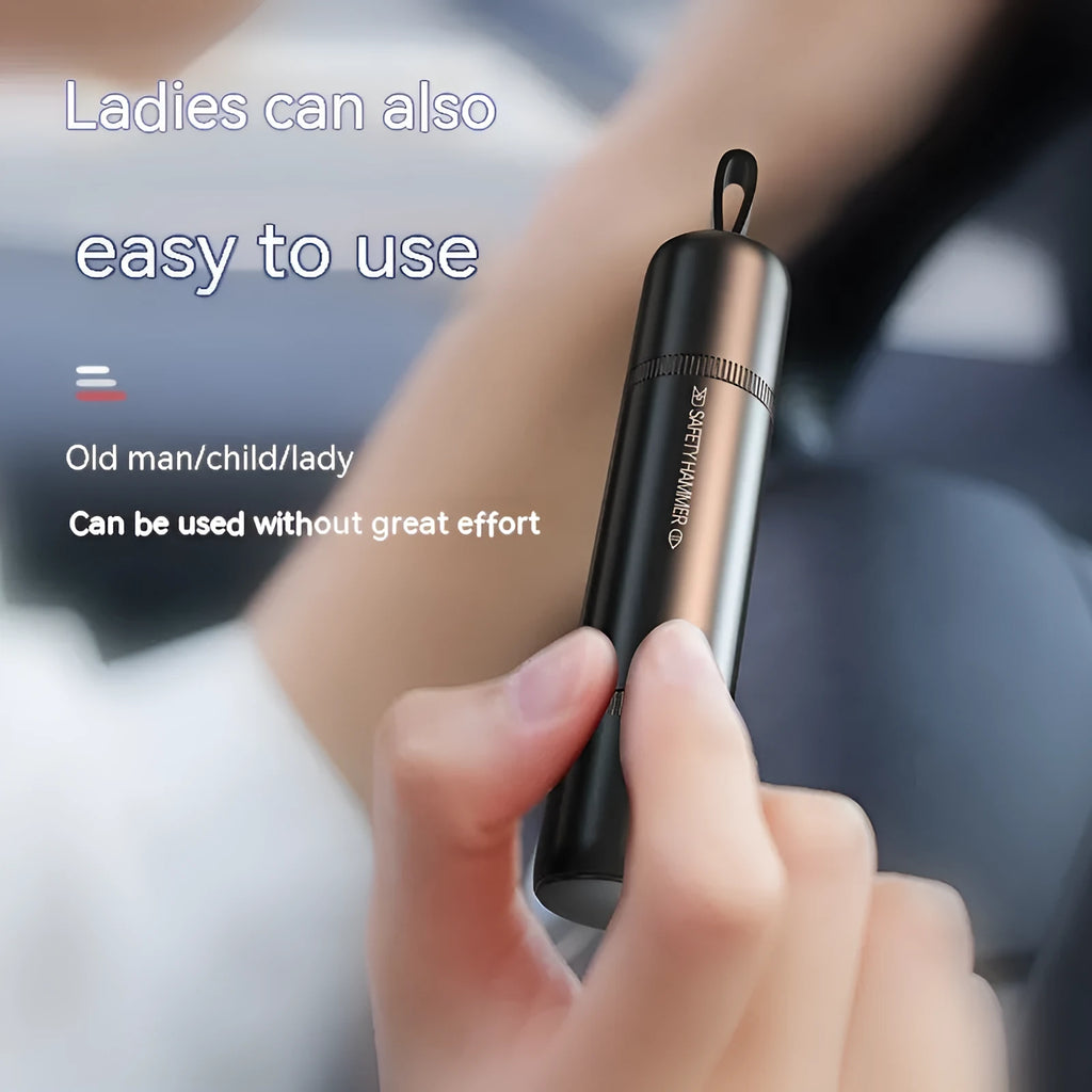 Mini aluminium alloy automobile safety hammer window breaker escape tool