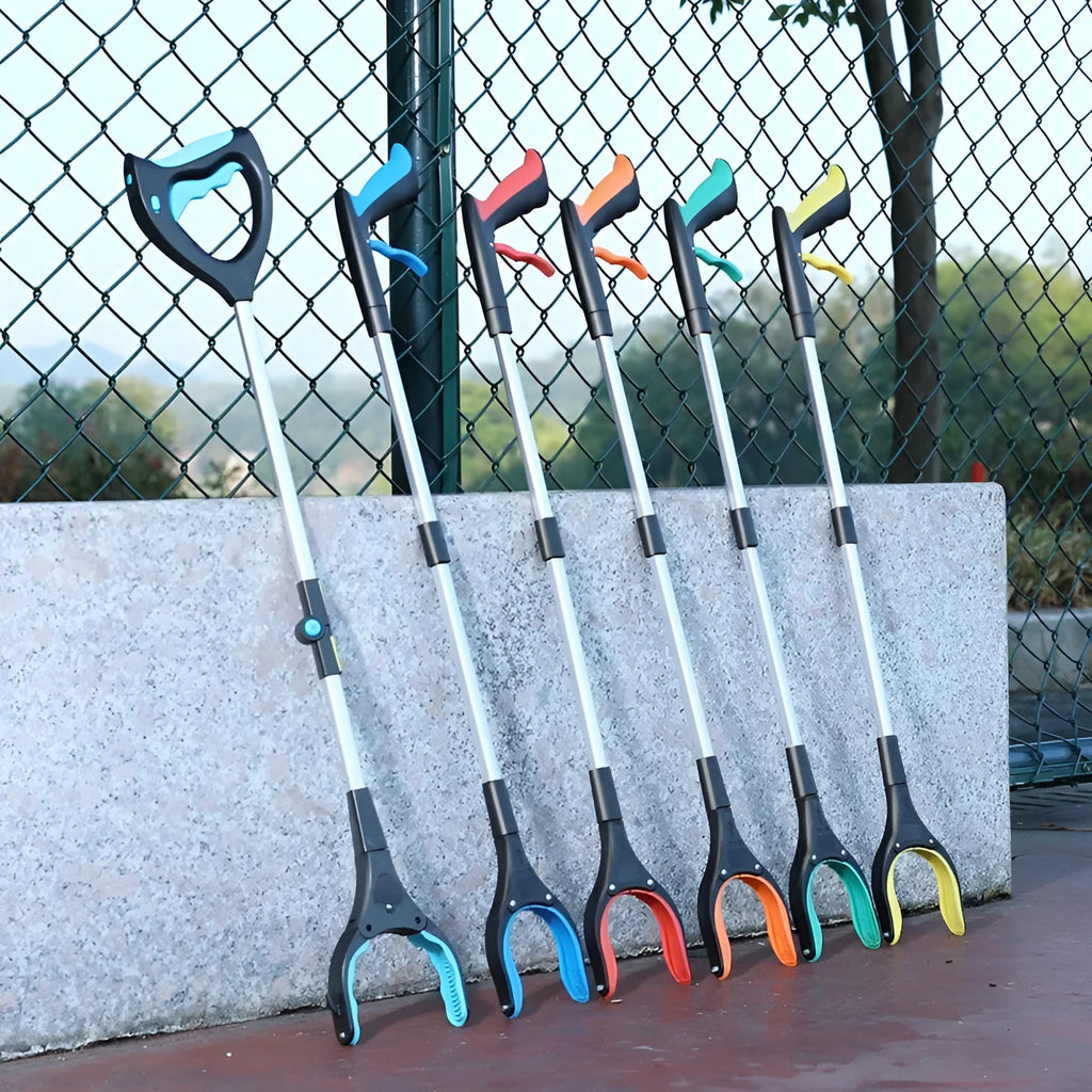 Multi-colour sewer pliers document clips showing blue, green, orange, red, yellow, and blue lighting variants