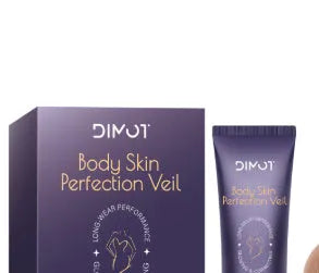 108ml tube of waterproof body concealer cream with an attached application brush for covering tattoos.