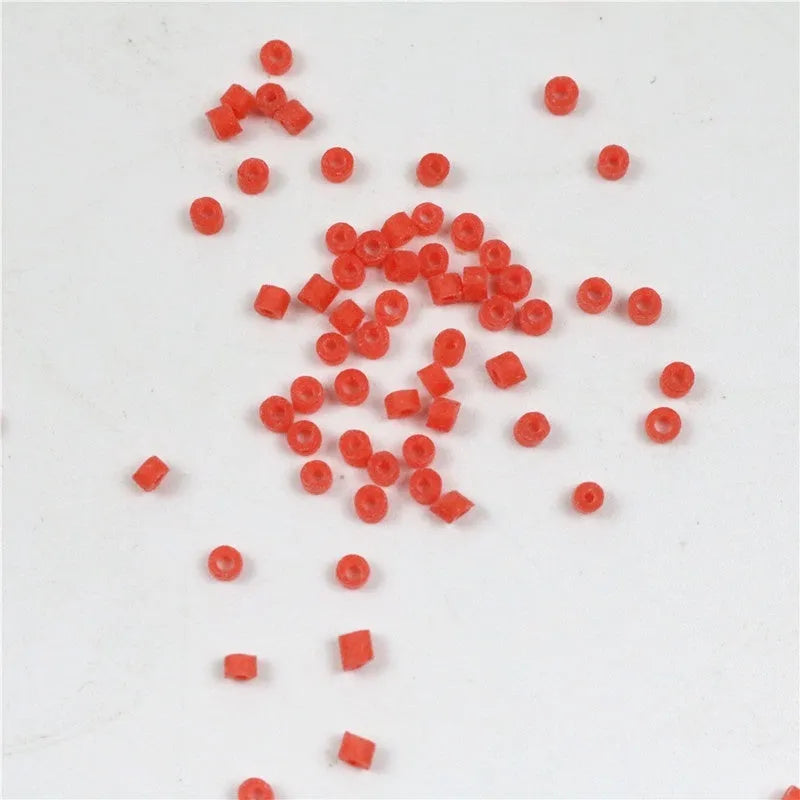 Bagged rubber bands for fishing bait fastening red worm earthworm 100 packets