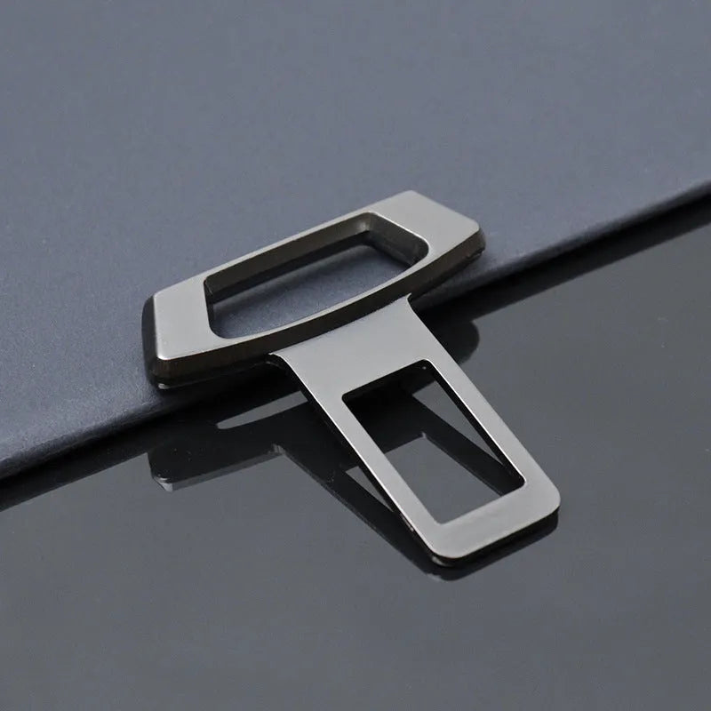 Metal car silencer insert in matte black, gold, and silver colour options.